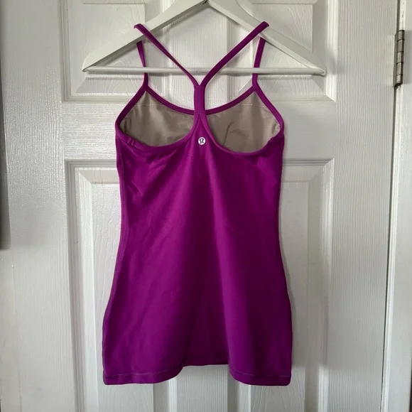 Lululemon Power Y Purple Tank 4 - Picture 2 of 4